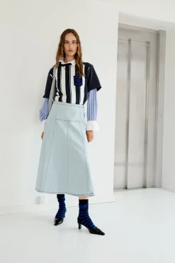 Baum und Pferdgarten Saar skirt from | Celestial Vintage Blue Outlet